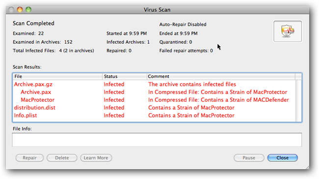 free virus scan for mac os x